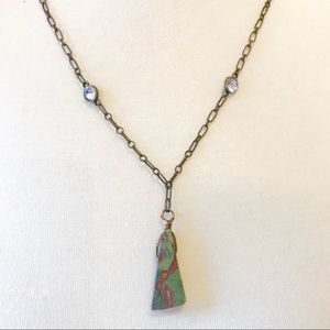 Gorgeous Long Stone Necklace
